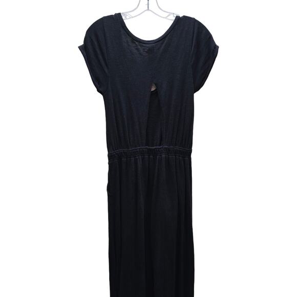 Free People Beach Women's Back Cut Out Adriana Maxi Dress Black Size Small - Picture 2 of 7